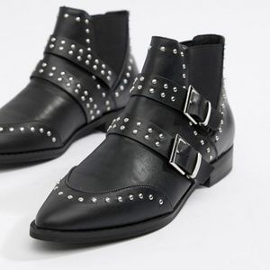 ASOS Alas Studded Booties